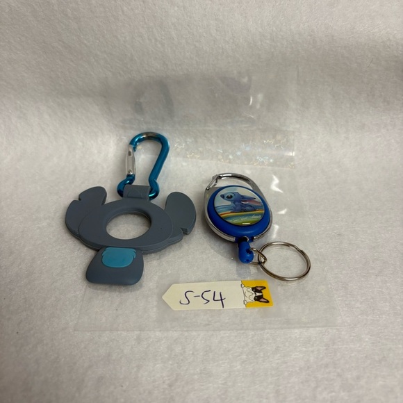 Set of 2 STITCH Water Bottle Holder Keychain Carabiner Blue TDR Japan Disney - Picture 14 of 14